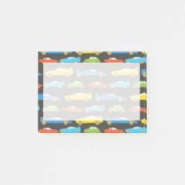 Multifärgad Tävling på svarta Post-it Block