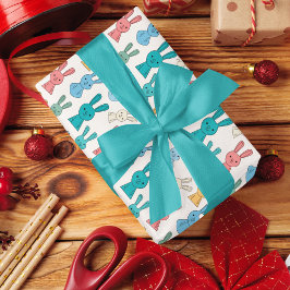 Multifärgad Tecknad för kanin Presentpapper