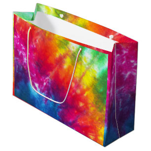 Multifärgad Tie-Dye