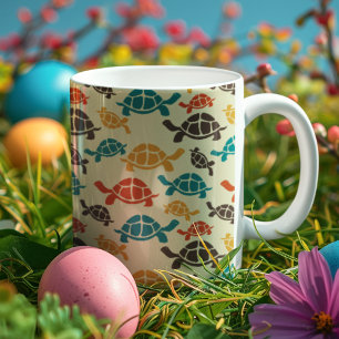 Multifärgad Tortoise Kaffemugg