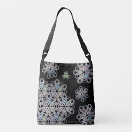Multifärgad Torusphere PolyHexaBloom Crossbody-säc Axelväska