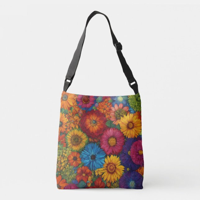 Multifärgad Tote Bag - Vibrant och Snyggt Axelväska (Baksida)