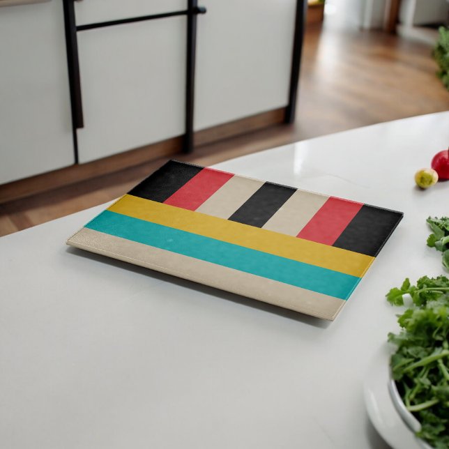 Multifärgad Vågrät Lodrät Rand (Chopping Board)