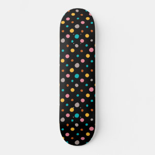 Multifärgad Vattenfärgpunkter 2 Mini Skateboard Bräda 18,5 Cm
