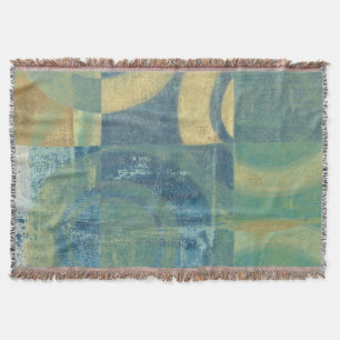 Multifärgade cirklar och paneler filt