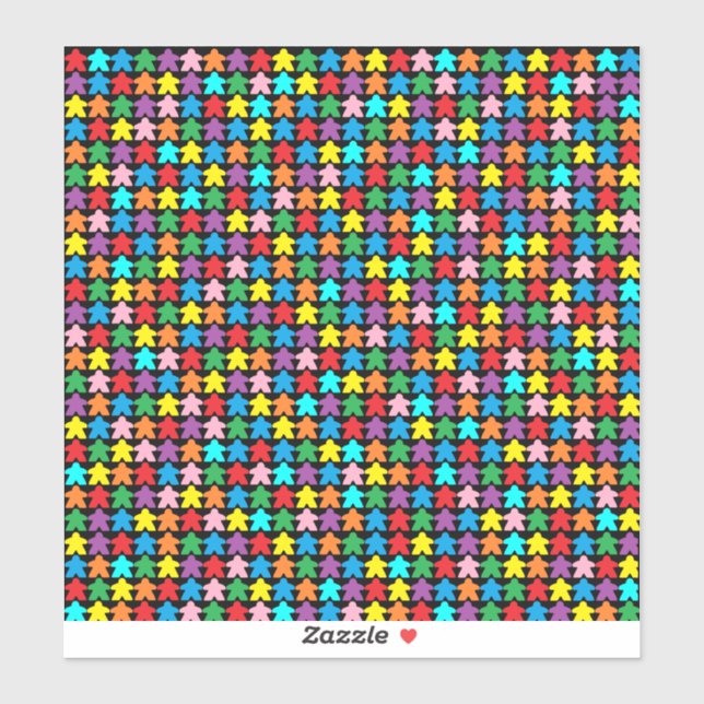 Multifärgade element klistermärken (Ark)