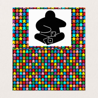 Multifärgade element kort