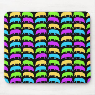 Multifärgade Hogs Mousepad Musmatta