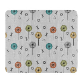 Multifärgade Retro Atomic Flowers