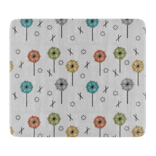 Multifärgade Retro Atomic Flowers
