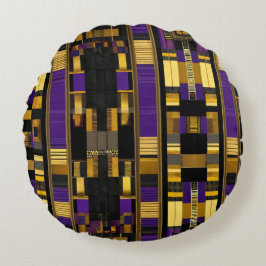 Multifärgaden för det afrikanska kulturarvet i Lyx Rund Kudde