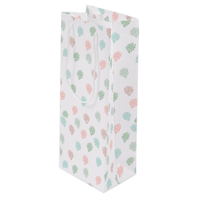 Multifärgaden Gräs Cones, handmålad jul (Framsidan Vinklad)