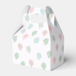 Multifärgaden Gräs Cones, handmålad jul Presentaskar