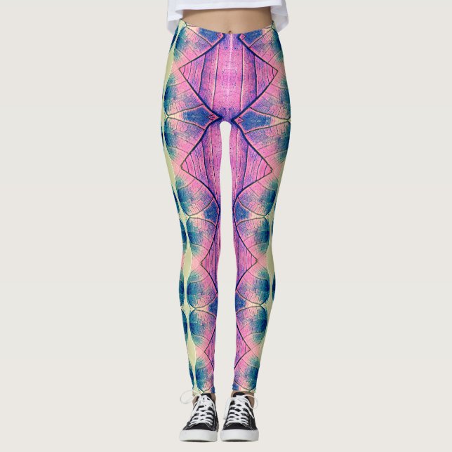 Multifärgaden "Ratti_Kreativ_Arts" L Leggings (Framsida)