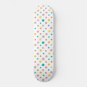 Multifärgadens vattenfärgpunkter mini skateboard bräda 18,5 cm