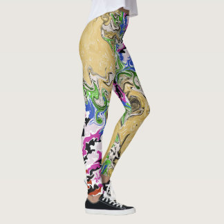 Multifärgader Leggings