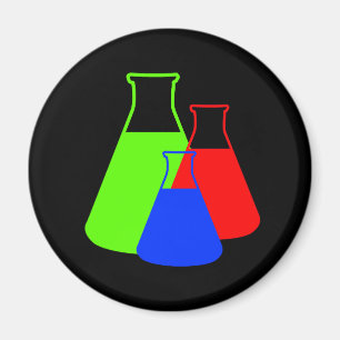 MultifärgadErlenmeyer flaska Magnet