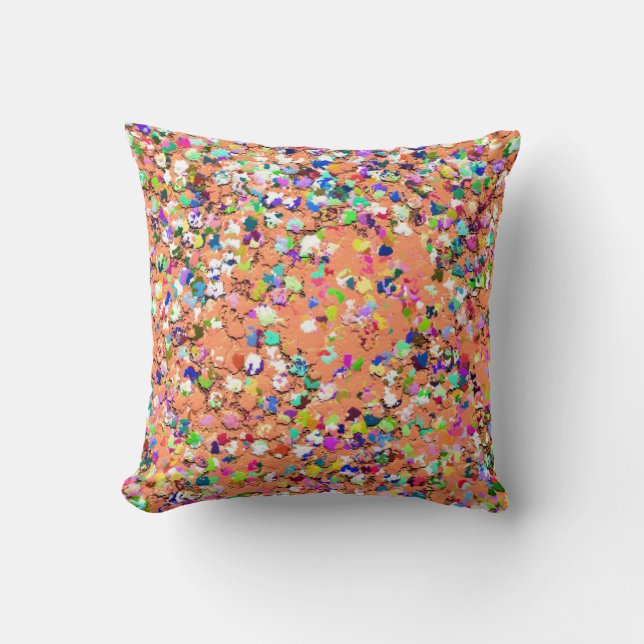 Multifärgadgrusglitter #3 kudde (Framsida)