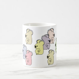 Multifärgadkoalamugg Kaffemugg
