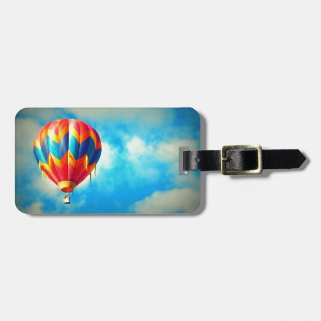 Multifärgadluftballong Bagagebricka (Horisontell Framsida)