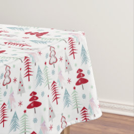 Multifärgat Julgranar på vitt