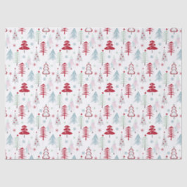 Multifärgat Julgranar på vitt