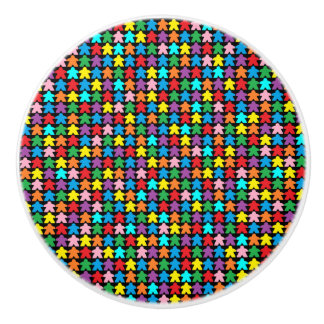 Multifärgat kött knopp