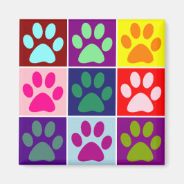 Multifärgat Tassar Magnet