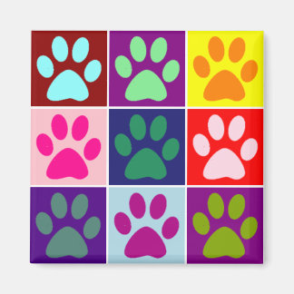 Multifärgat Tassar Magnet