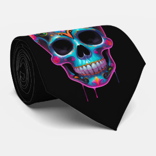 Multifärgat Vivid Sugar Skull Día de los Muertos Slips