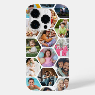Multifoto Collage Enkel Modern Hexagon Mönster