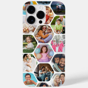 Multifoto Collage Enkel Modern Hexagon Mönster