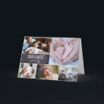 Multifoto familjefoto collage Missar dig Kort<br><div class="desc">Skicka dem ett speciellt kort för att låta dem veta att du tänker på dem med denna familjefoto collage. Anpassa med ditt familjenamn och flera foton. Skicka ett meddelande om kärlek och omtanke. En vacker souvenir för familjesammanträden. Skicka den under högtiderna, skicka den bara för att. Håll kontakten med familj...</div>