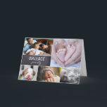 Multifoto familjefoto collage Missar dig Kort<br><div class="desc">Skicka dem ett speciellt kort för att låta dem veta att du tänker på dem med denna familjefoto collage. Anpassa med ditt familjenamn och flera foton. Skicka ett meddelande om kärlek och omtanke. En vacker souvenir för familjesammanträden. Skicka den under högtiderna, skicka den bara för att. Håll kontakten med familj...</div>