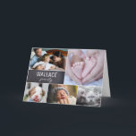 Multifoto Familjefoto Collage Saknar Dig Kort<br><div class="desc">Skicka dem ett speciellt kort för att låta dem veta att du tänker på dem med denna familjefoto collage. Anpassa med ditt familjenamn och flera foton. Skicka ett meddelande om kärlek och omtanke. En vacker souvenir för familjesammanträden. Skicka det under högtiderna, skicka det bara för att. Håll kontakten med familj...</div>