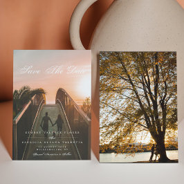 Multifoto för formell Elegant för kalligrafi Spara Datumet