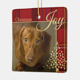 Multifoto med helgdag pekdon julgransprydnad keramik