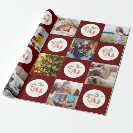 Multifoto Merry & Bright Family Mönster-jul Presentpapper