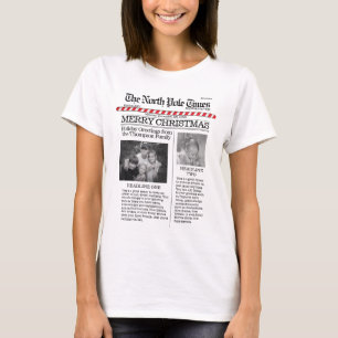 Multifoto North Pole Nyaste julklapp - merry T Shirt