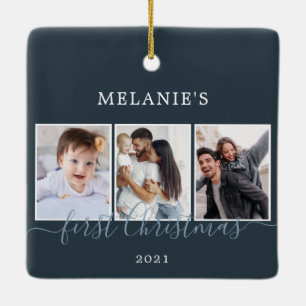 Multifoton första julen Baby Ceramic Ornamic Julgransprydnad Keramik