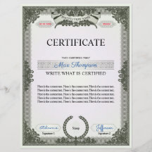 Multifunktionscertifikat