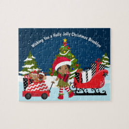 Multikulturell flicka Elf Pussel