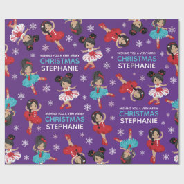 Multikulturell jul Ballerina Presentpapper