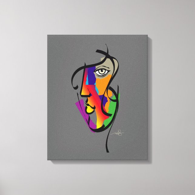 Multikulturell kvinna canvastryck (Framsida)