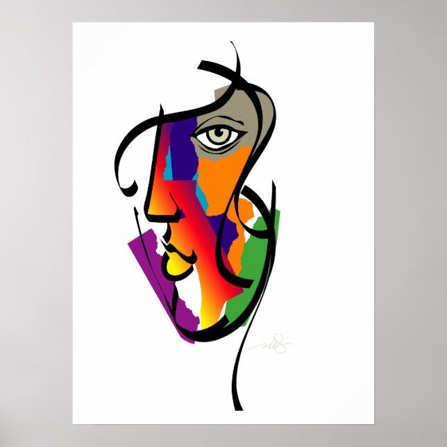 Multikulturell kvinna poster (Framsidan)