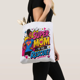 Multikulturell superförälder till räddning Totebag Tygkasse