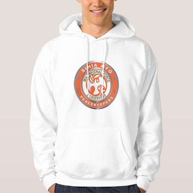Multinationella styrkan och observatörer hoodie (Framsida)