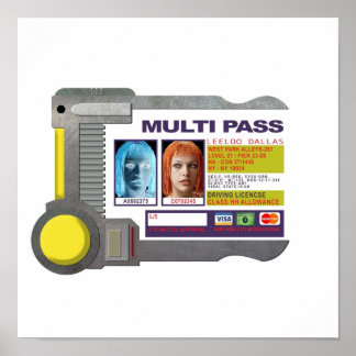 Multipass inspirerat av femte Inslag Poster
