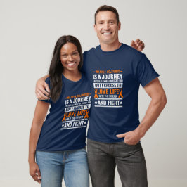 Multipel skleros är en resa t shirt