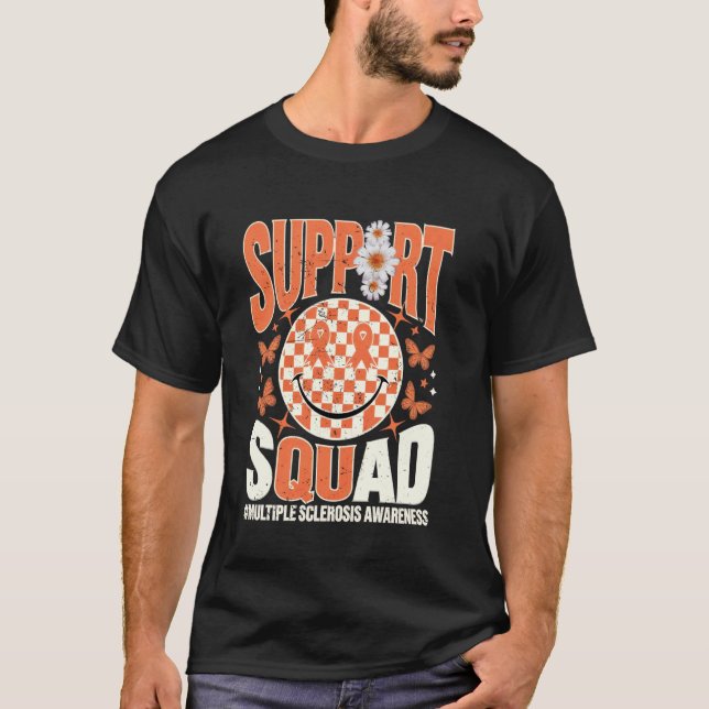 Multipel Skleros Medvetenhet MS Medvetenhet Stöd  T Shirt (Framsida)